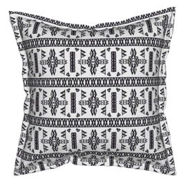 Black and White Throw Pillow Gingezel.jpeg