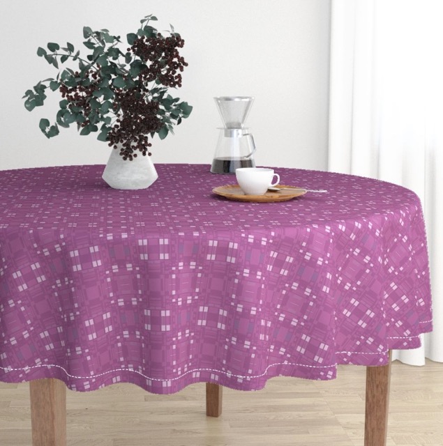 Berry Geometric Tablecloth