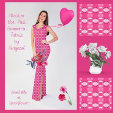 Dress Mockup Hot Pink Geometric Gingezel web.jpg