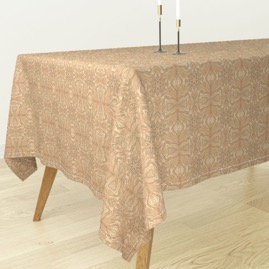 Caramel pattern tablecloth Gingezel at Roostery.jpeg