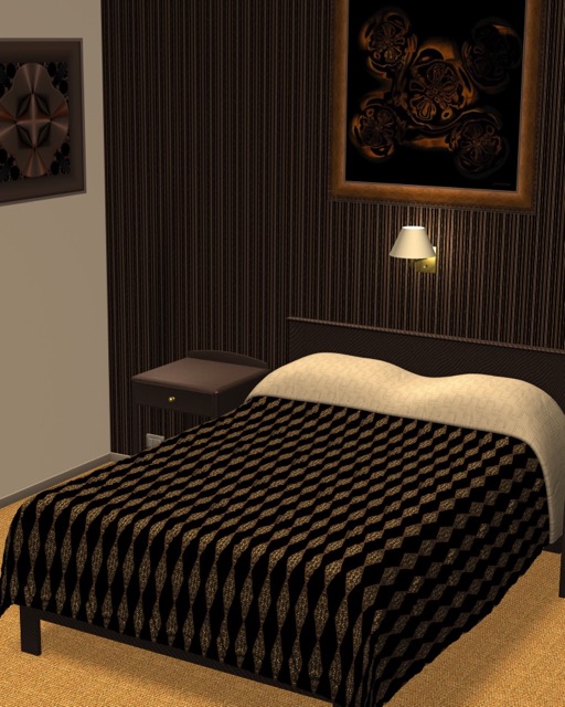 Black Brown Bedroom