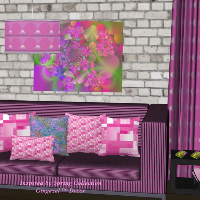 Pink Livingroom